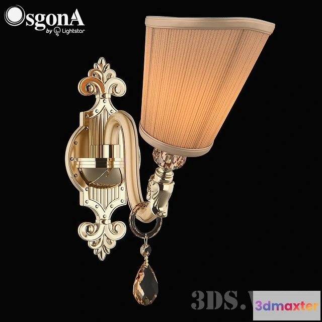 1663552 - lighting - Wall lamp Osgona Guarda 692612 3D Max