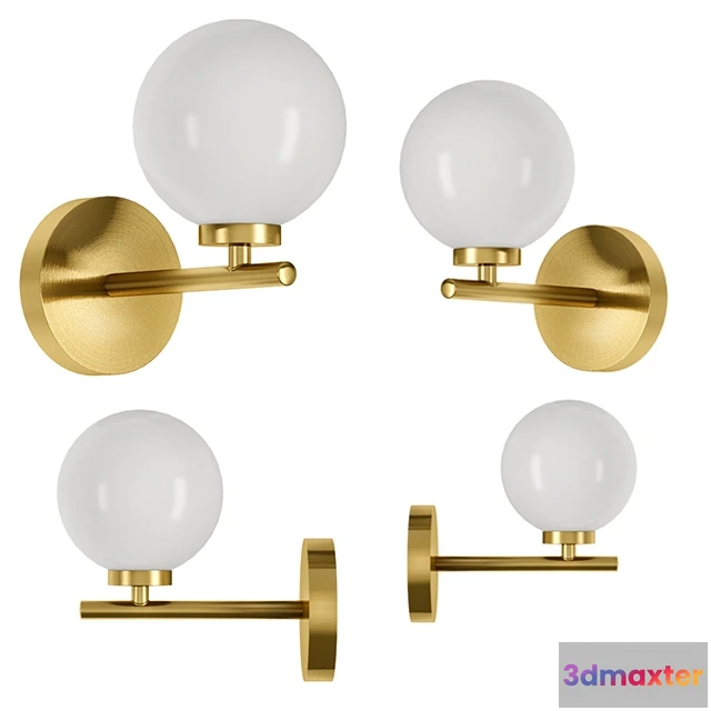 1663560 - lighting - Sconce wall lamp bubble 3D Max