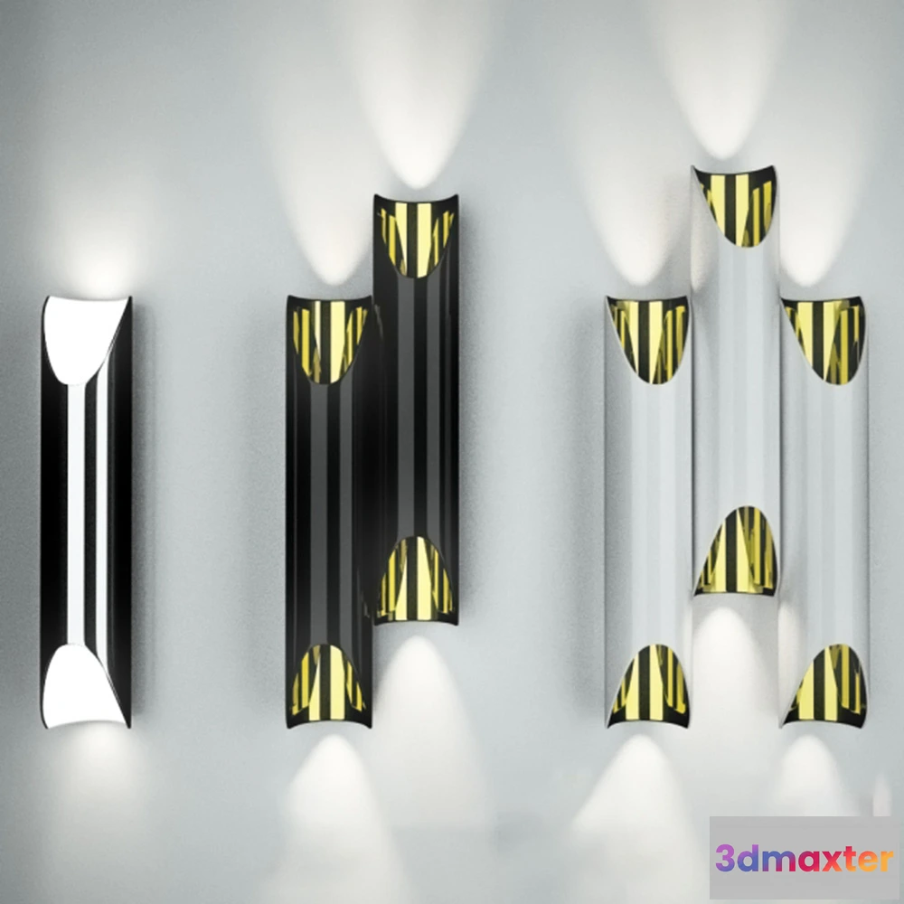 1663568 - lighting - GALLIANO Wall 2 Delightfull wall lamp 3D Max