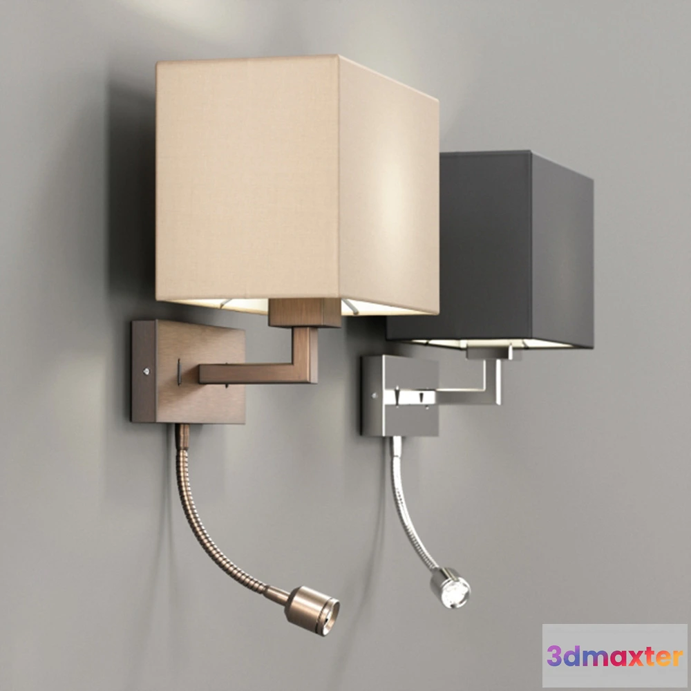 1663584 - lighting - Wall lampbra Astro Park Lane Grande LED 0679 3D Max