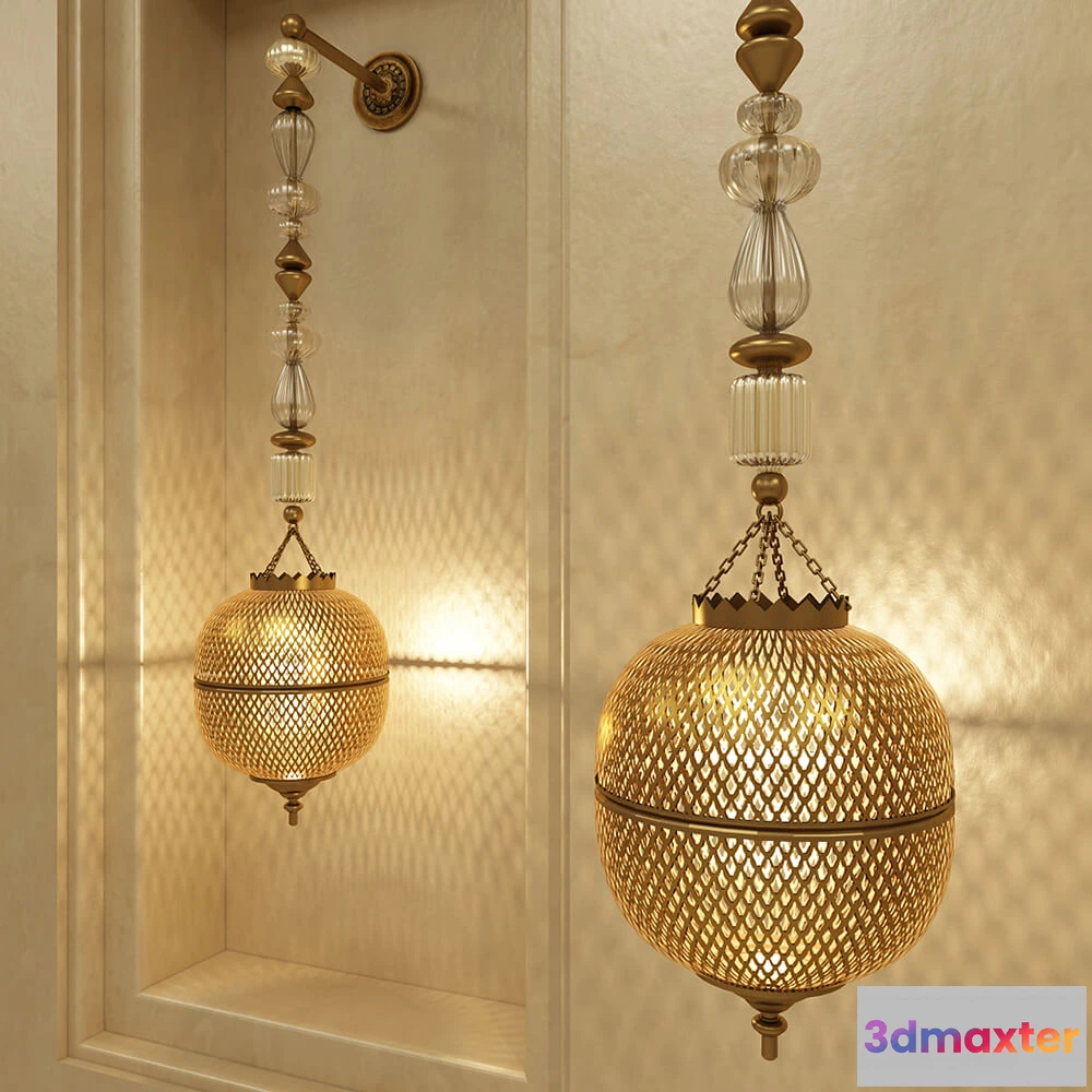 1663594 - lighting - Hanging Sconcebra 3D Max