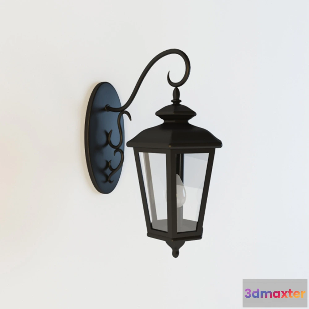 1663612 - lighting - Classic wall lamp 3D Max