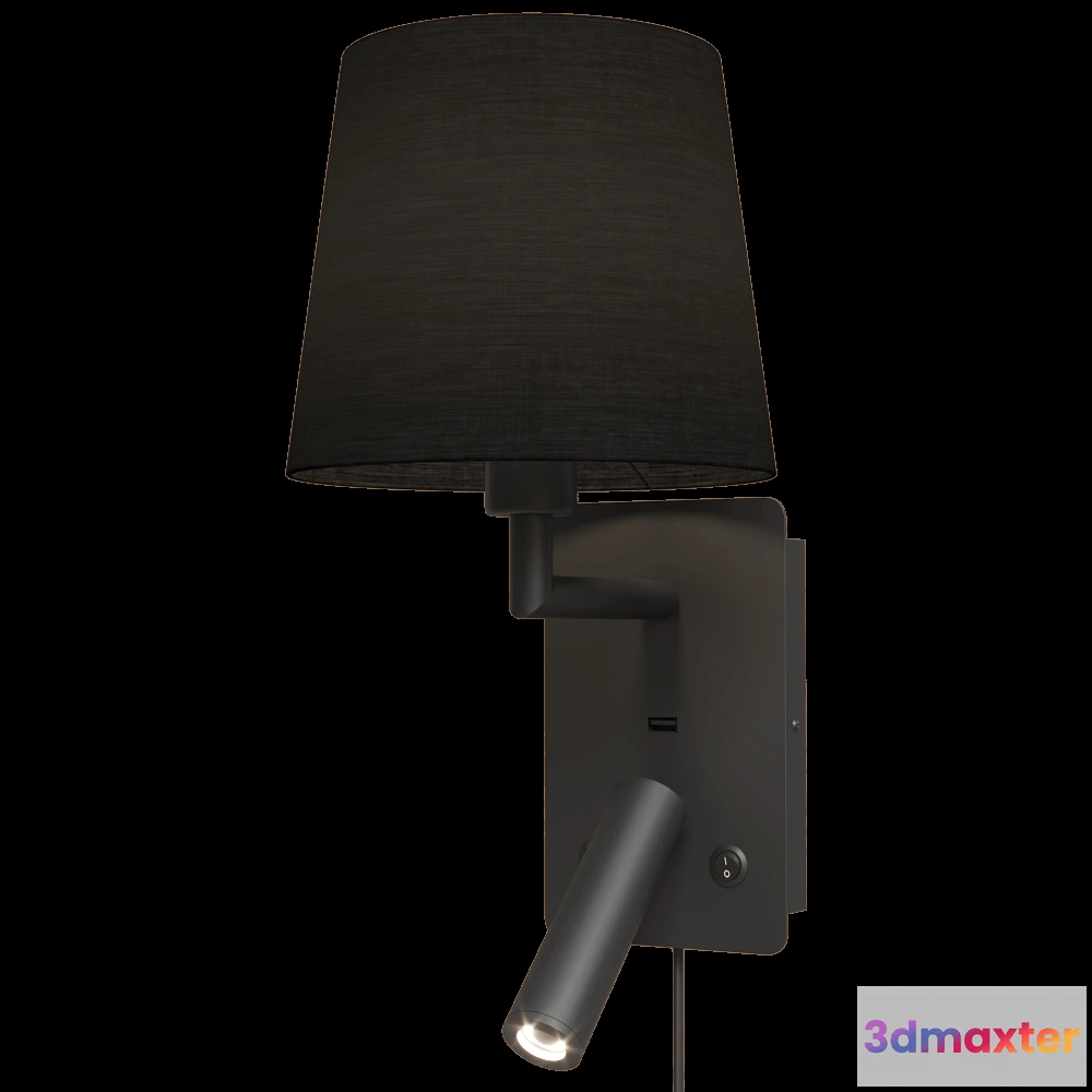 1663626 - Valaisin Grönlund - Wall lamp Denver USB 3D Max
