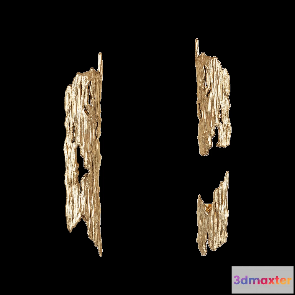 1663654 - Vetvi - Wall lamp Wood set 3D Max