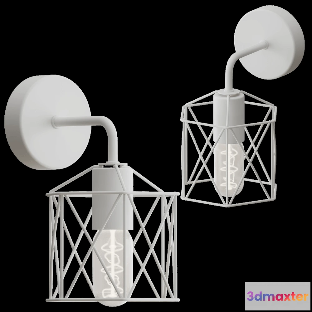 1663694 - Vitaluce - Wall lamp V4382-0-1A 3D Max