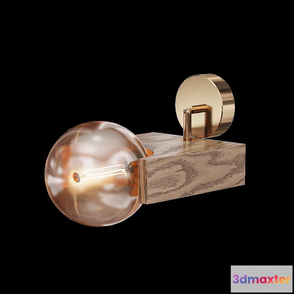 1663706 - Woodled - Wall lamp Omega 3D Max