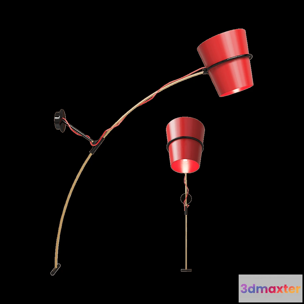 1663738 - Zava - Wall light Nefertari 3D Max