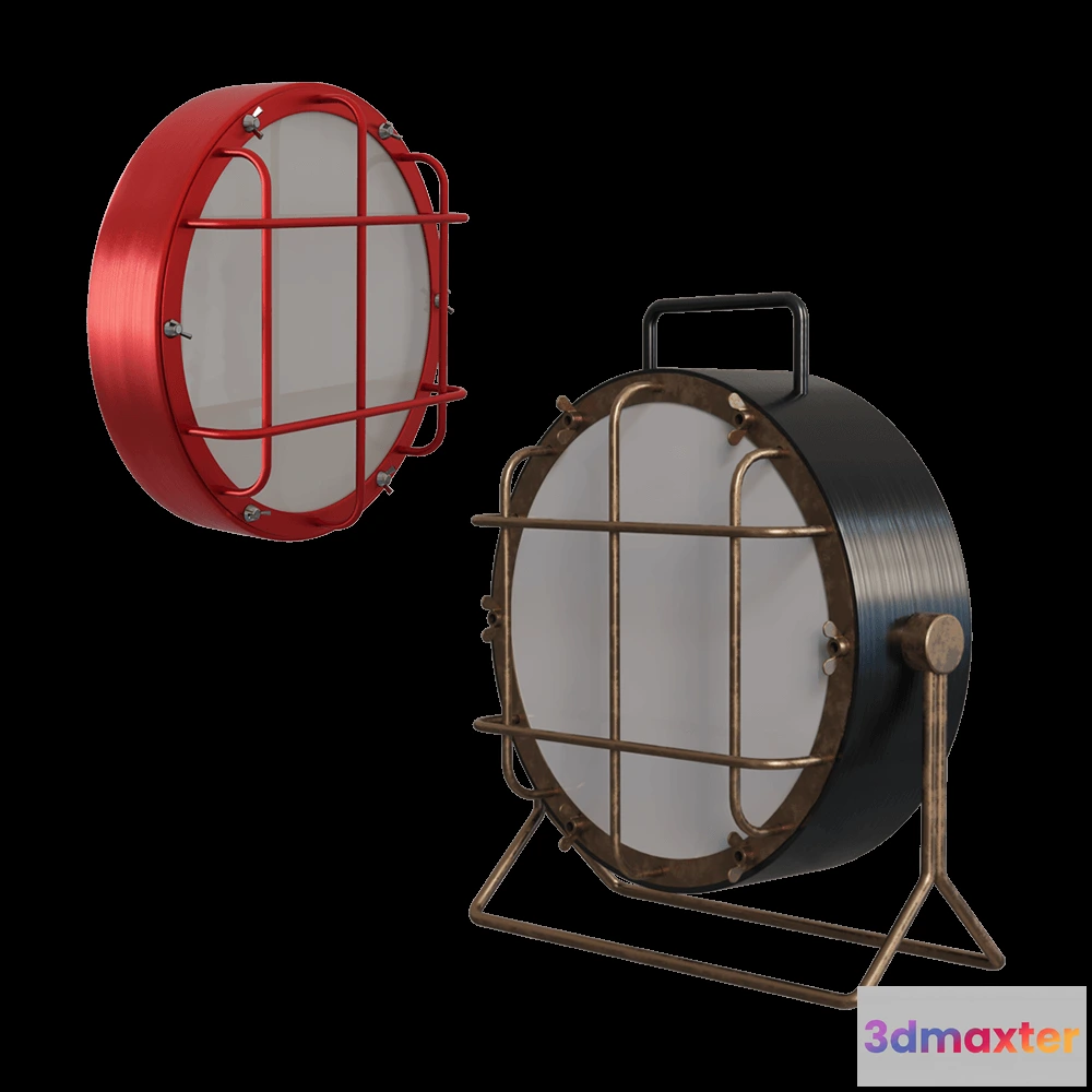 1663744 - Zava - Cantiere Applique Outdoor 3D Max