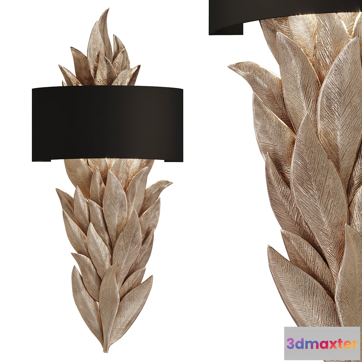 568664 - Leaf shaped wall lamp EVO S