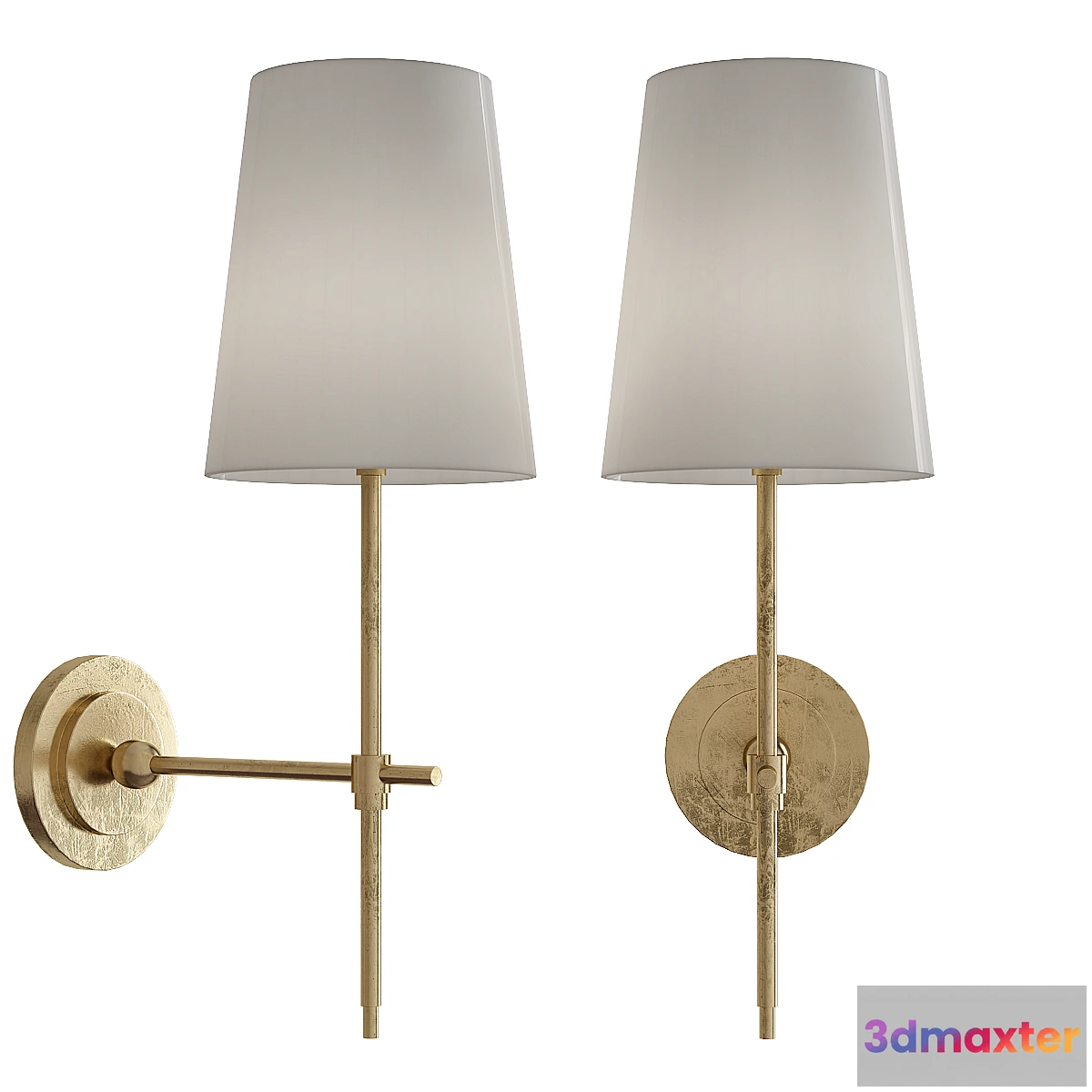 568686 - Adams Wall Sconce with Linen Shade