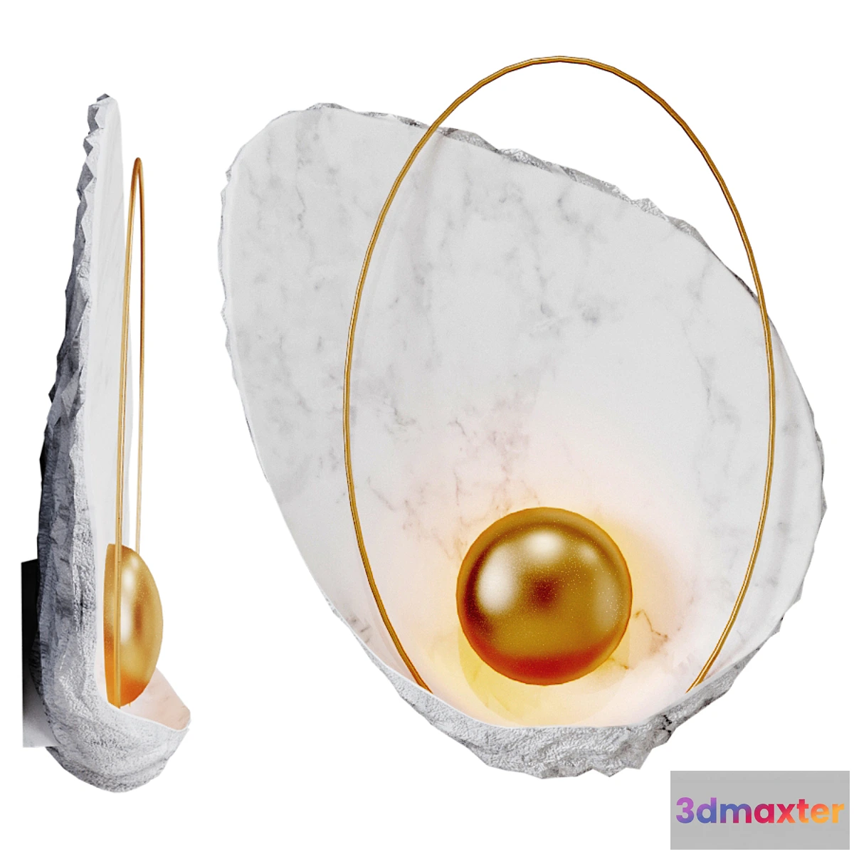 569022 - Sconce Ginger & Jagger Pearl Wall Lamp