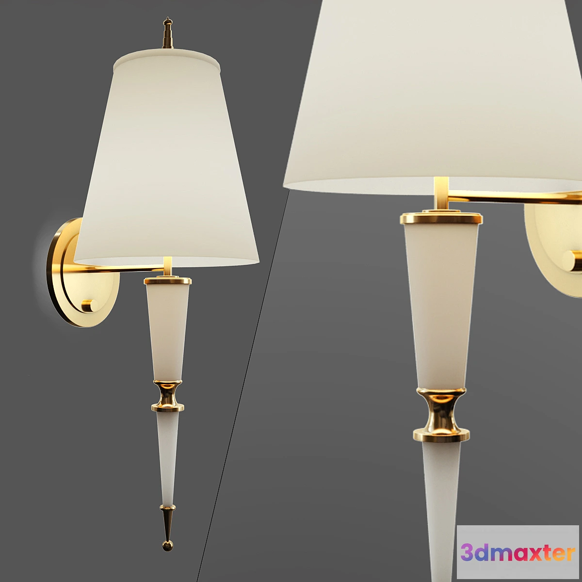 569048 - Robert Abbey Lighting W903 Jonathan Adler Versailles Wall Sconce