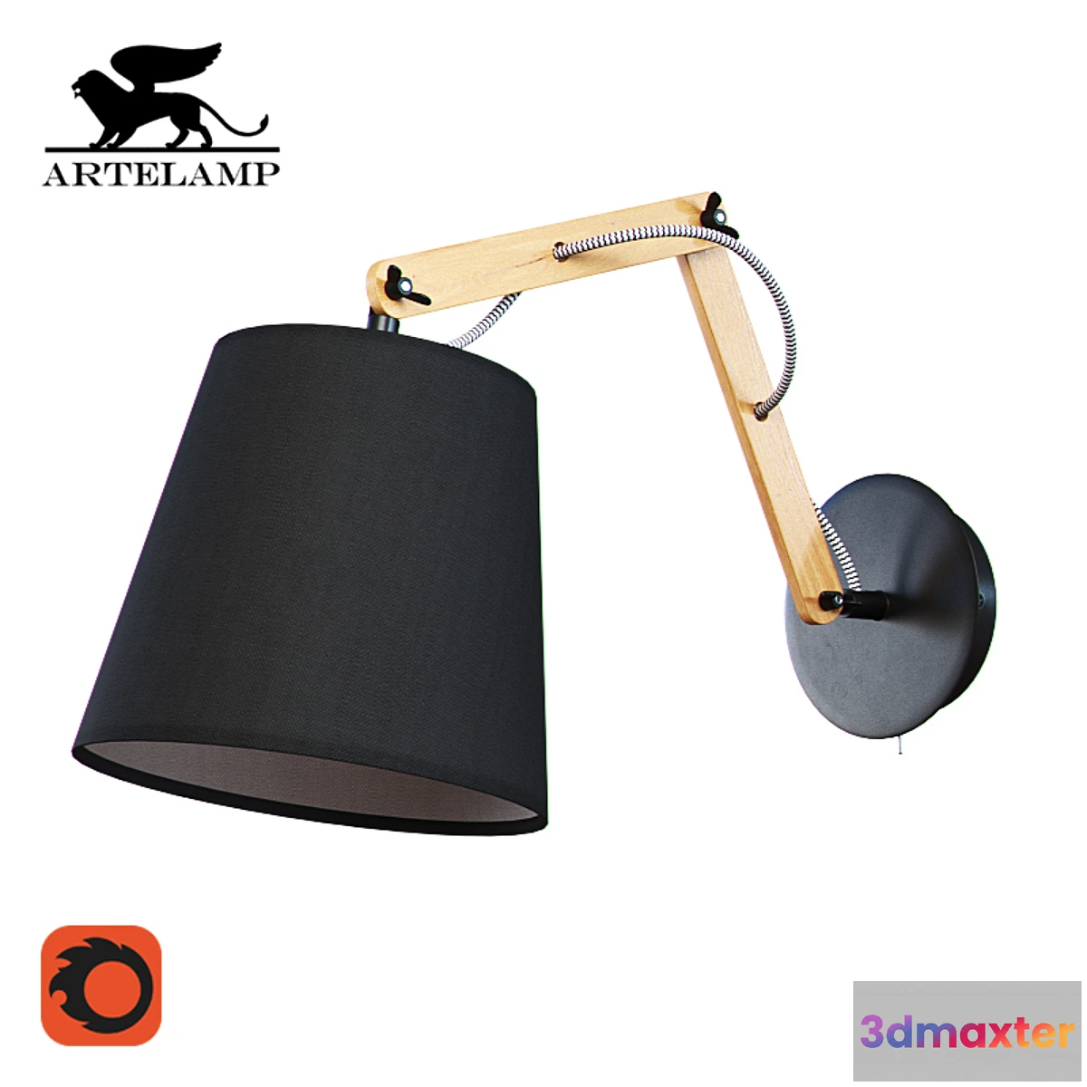 575140 - Arte Lamp A5700AP-1BK PINOCCIO sconce (wall lamp)