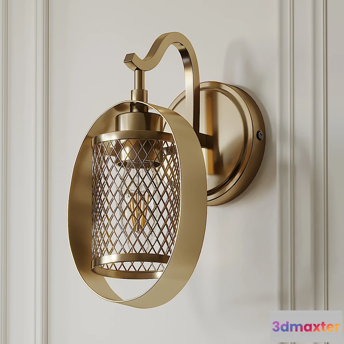 616750 - Salyers 1-Light Armed Sconce by Wrought Studio