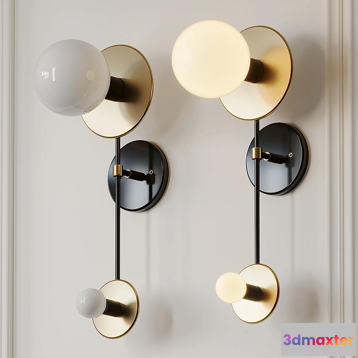 616772 - Double Wall Brass Sconce by ETSY