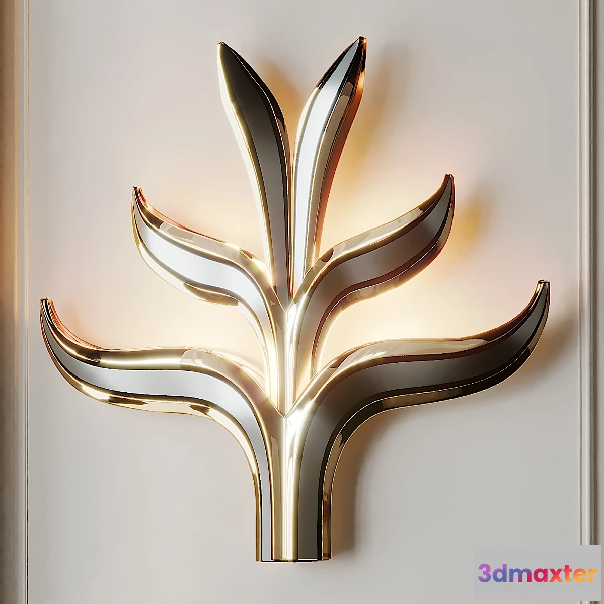 616842 - Set of Two Huge Brass by Richard Faure