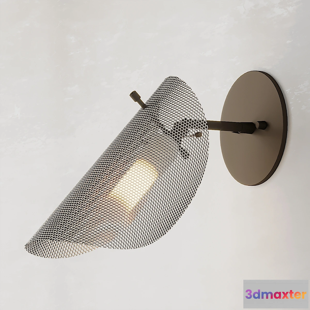 616850 - Petite Tulle White Wall Sconce by Blueprint Lighting