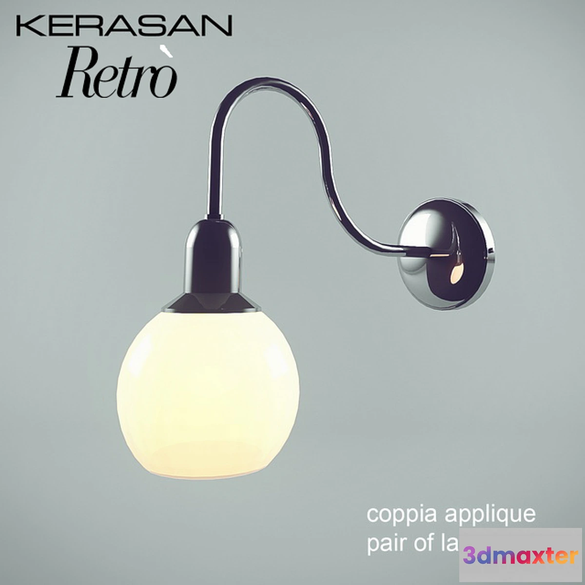 619929 - KERASAN _ coppia applique 7312