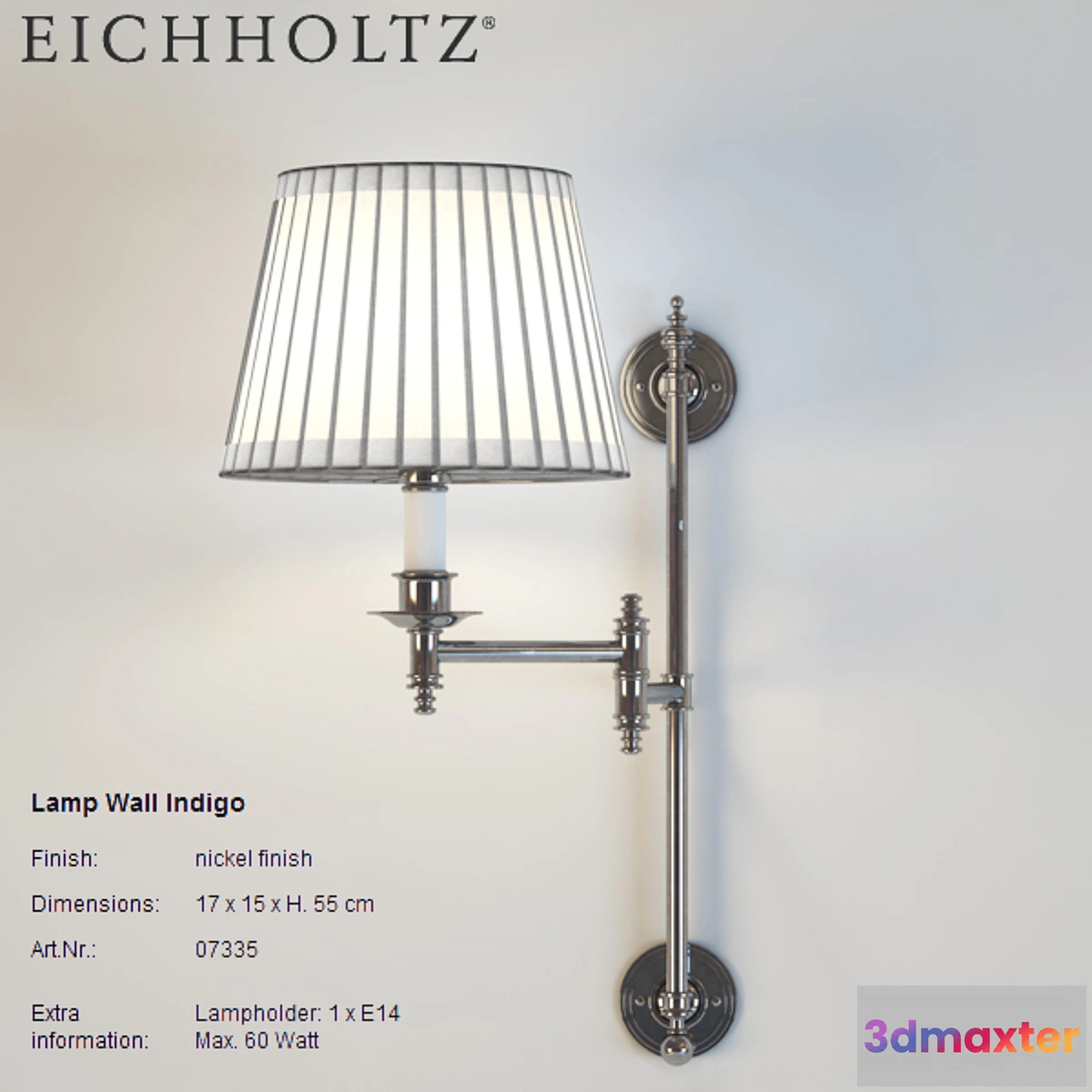 626805 - EICHHOLTZ _ Indigo wall lamp