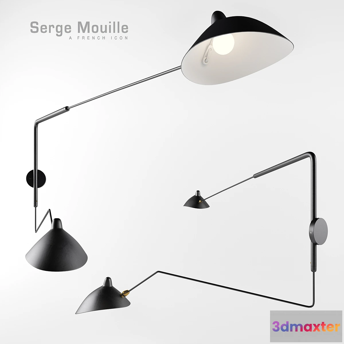 627691 - Sconce 2 rotating arms - No.2