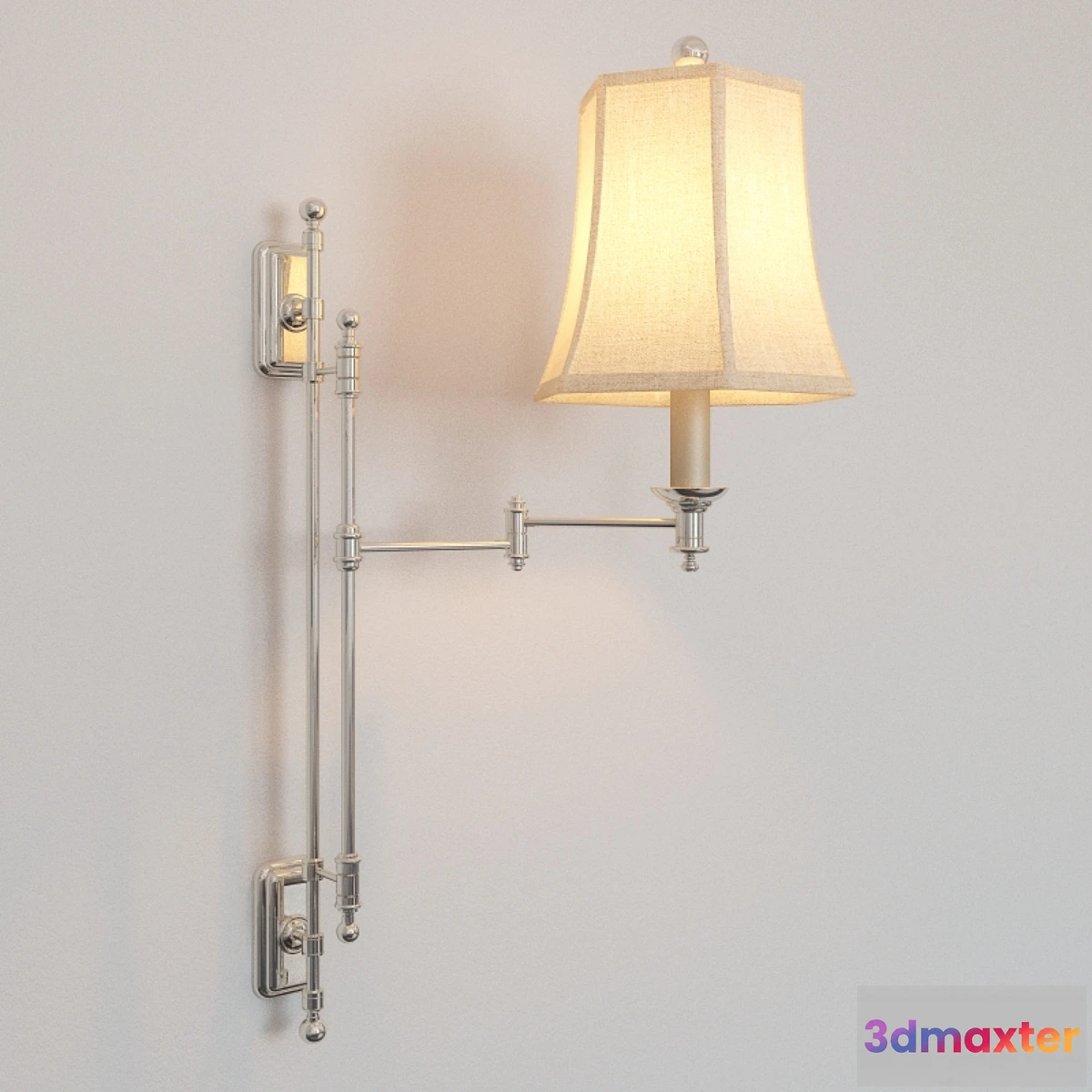633741 - KERRY SWING ARM WALL LAMP IN POLISHED SILVER