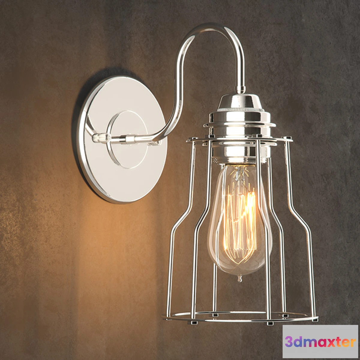 639203 - RH INDUSTRIAL FILAMENT SCONCE POLISHED NICKEL