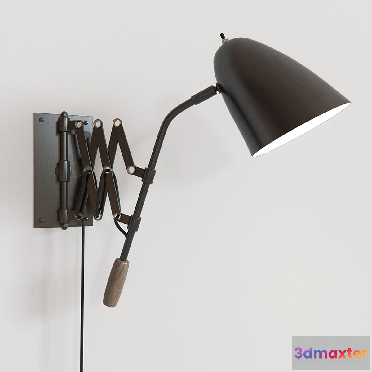 642203 - Crate & Barrel Morgan Black Sconce