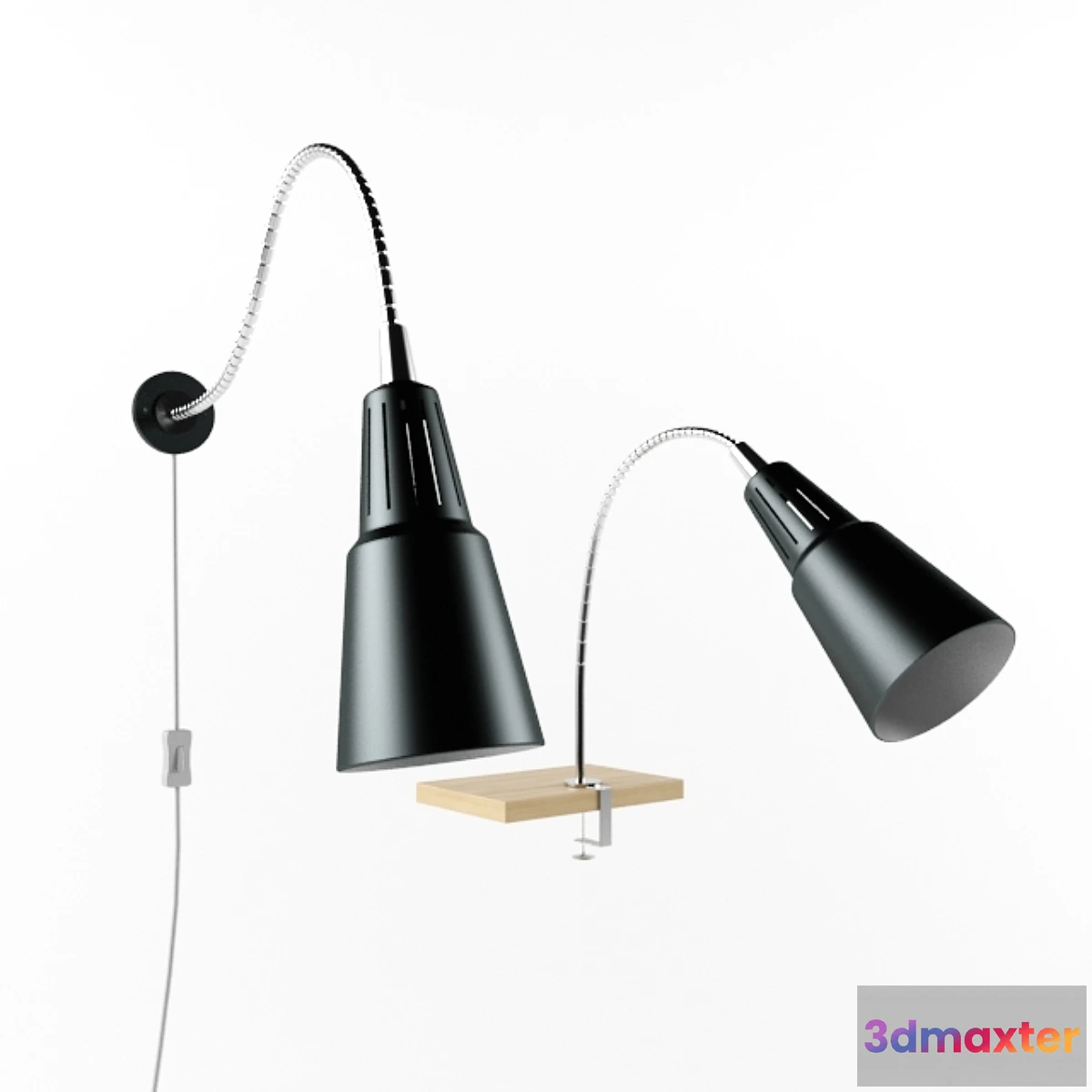 642209 - Quart Wall spotlight _ lamp with clamp IKEA