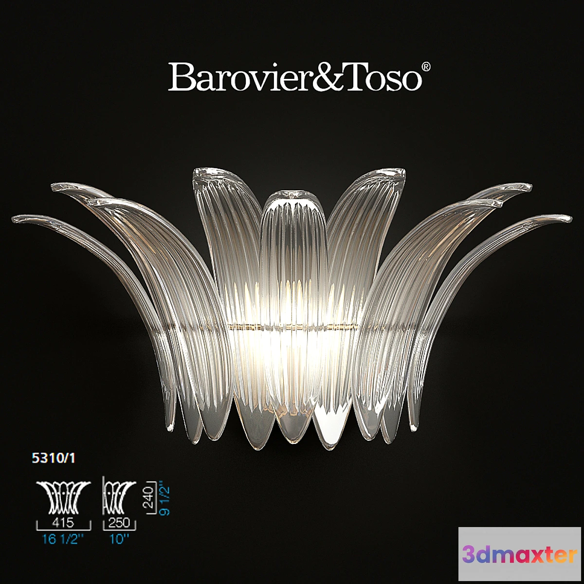 643839 - Barovier & toso Palmette bra