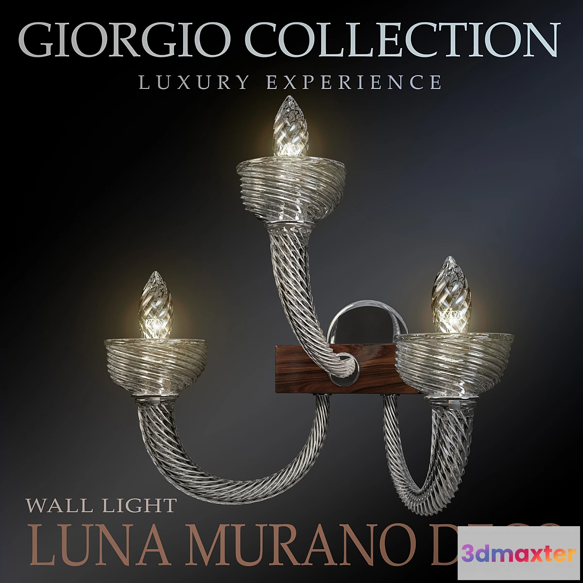 647497 - Luna Murano Deco Wall Light