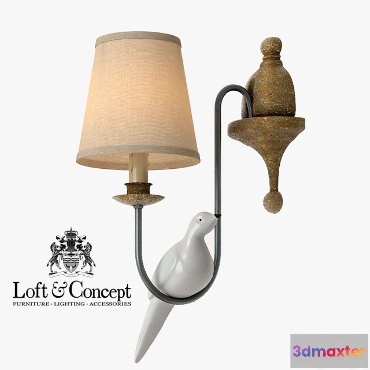 651719 - Bra Norman Bird Wall Lamp one
