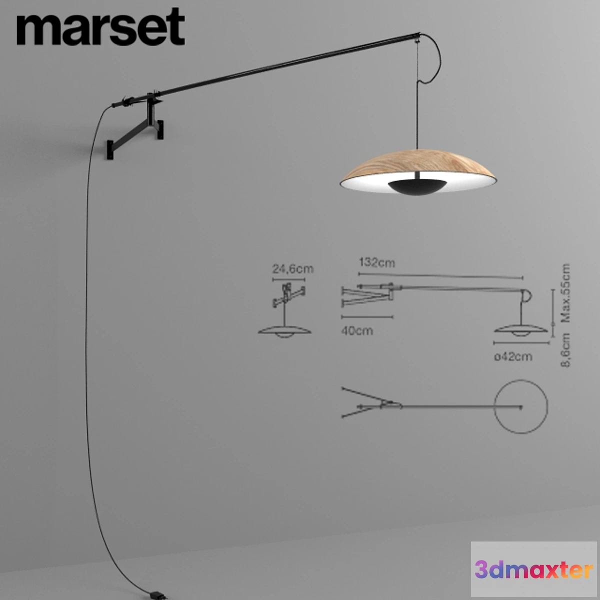 652433 - Wall lamp Marset Ginger A XL 42