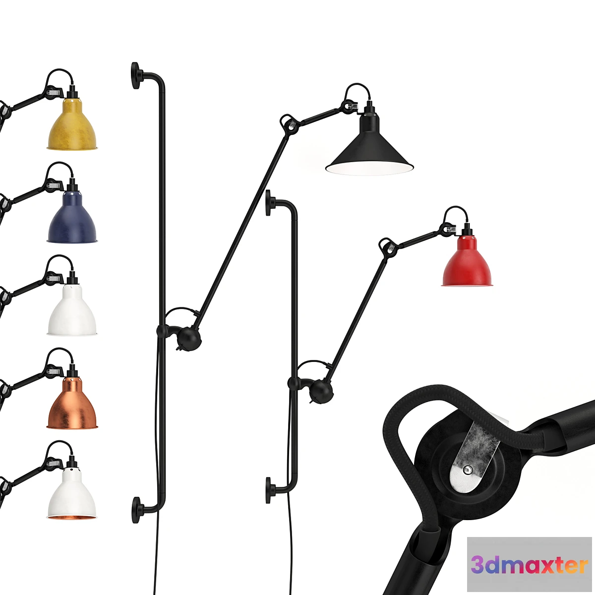 657393 - Lampe Gras N214 and N210