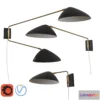 657449 - Curvilinear Mid-Century Sconce
