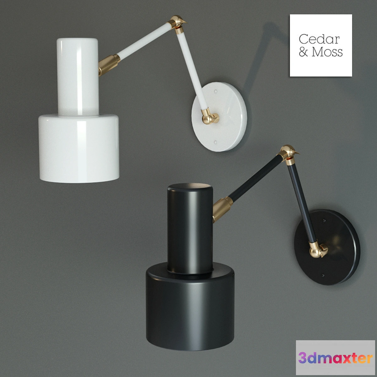 665217 - Sedar & Moss Articulated Ridge Sconce