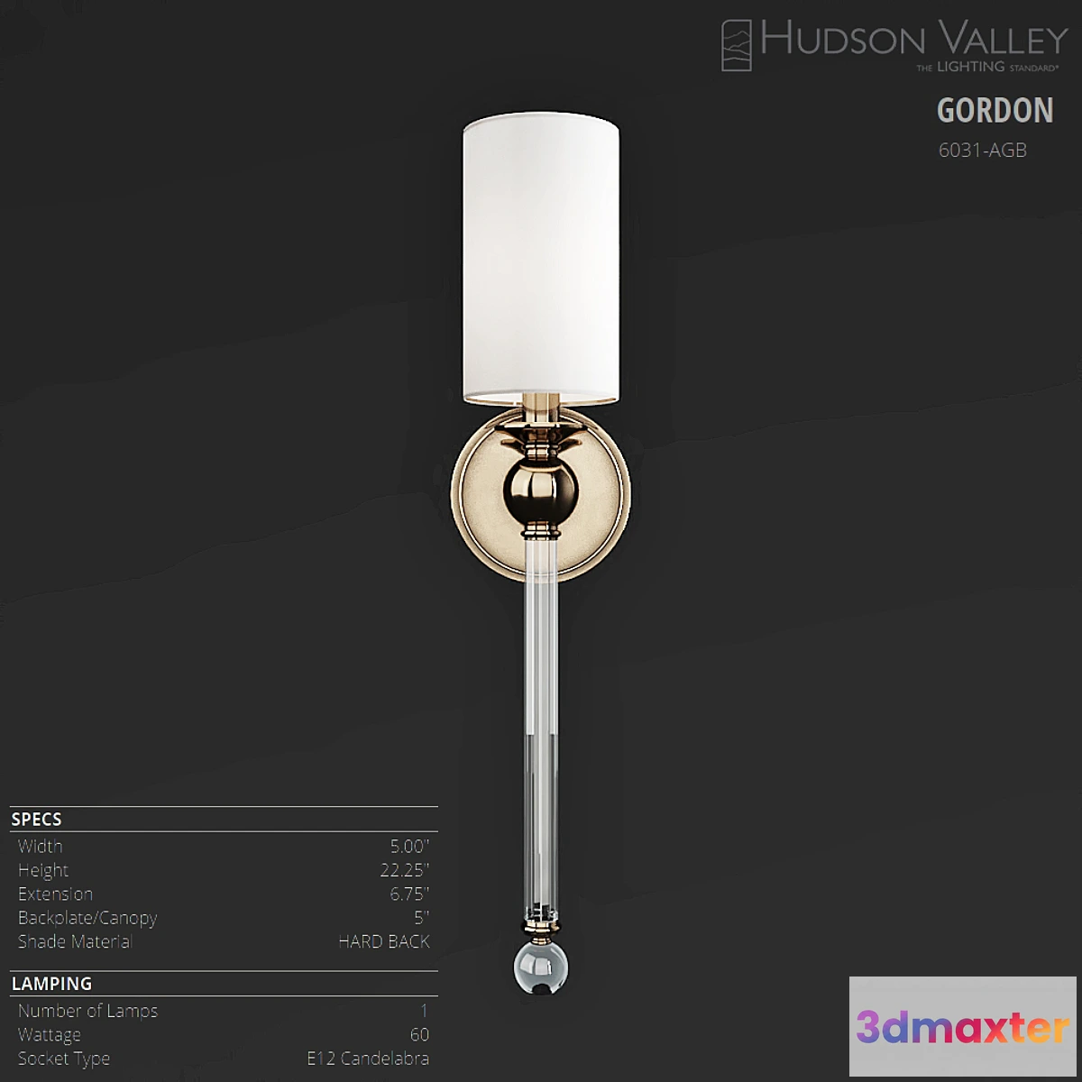 669471 - Hudson Valley Gordon 6031-AGB