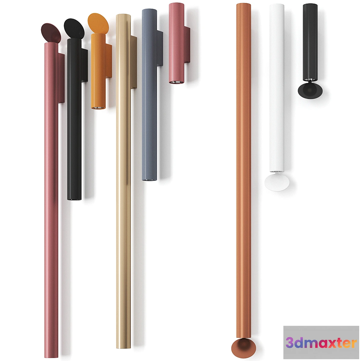 684328 - Flauta Riga Indoor by Flos Wall Lamp