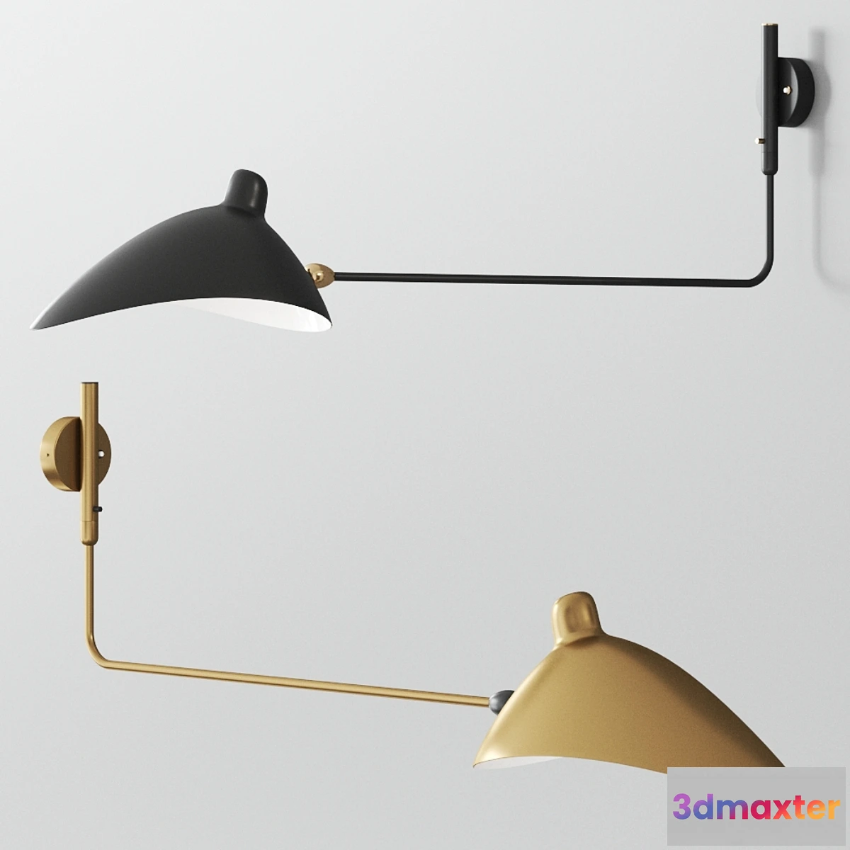 684422 - AP1BD by Serge Mouille Sconce Wall Lamp
