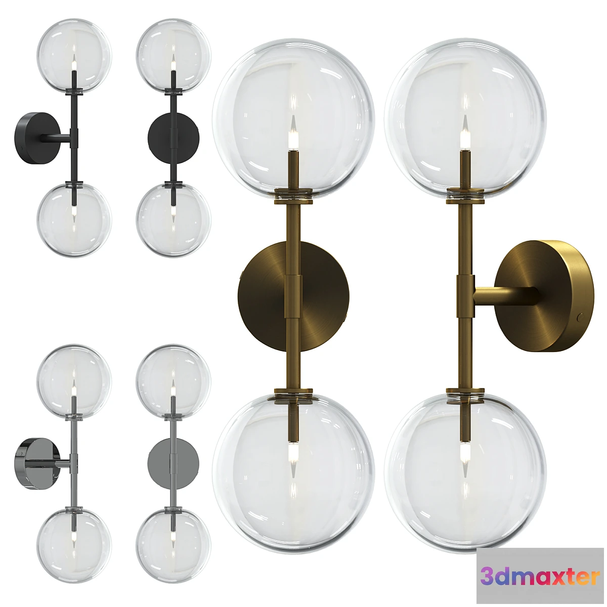 684444 - Wall lamp DAWN DUAL by Schwung Home