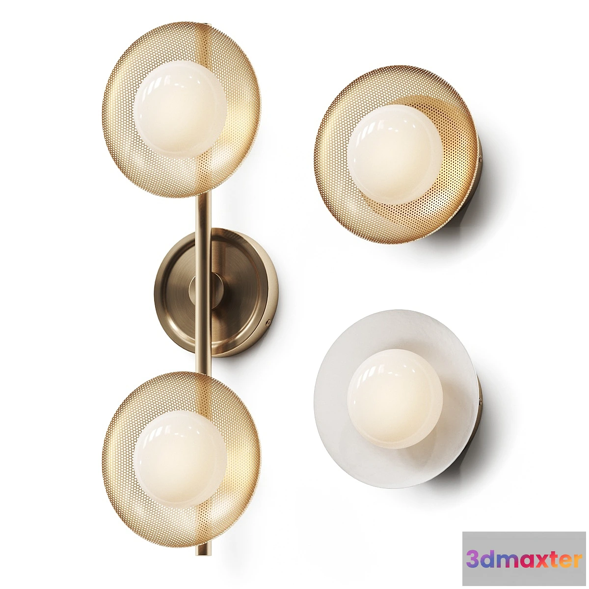 710086 - West Elm Bezel Wall Lamps