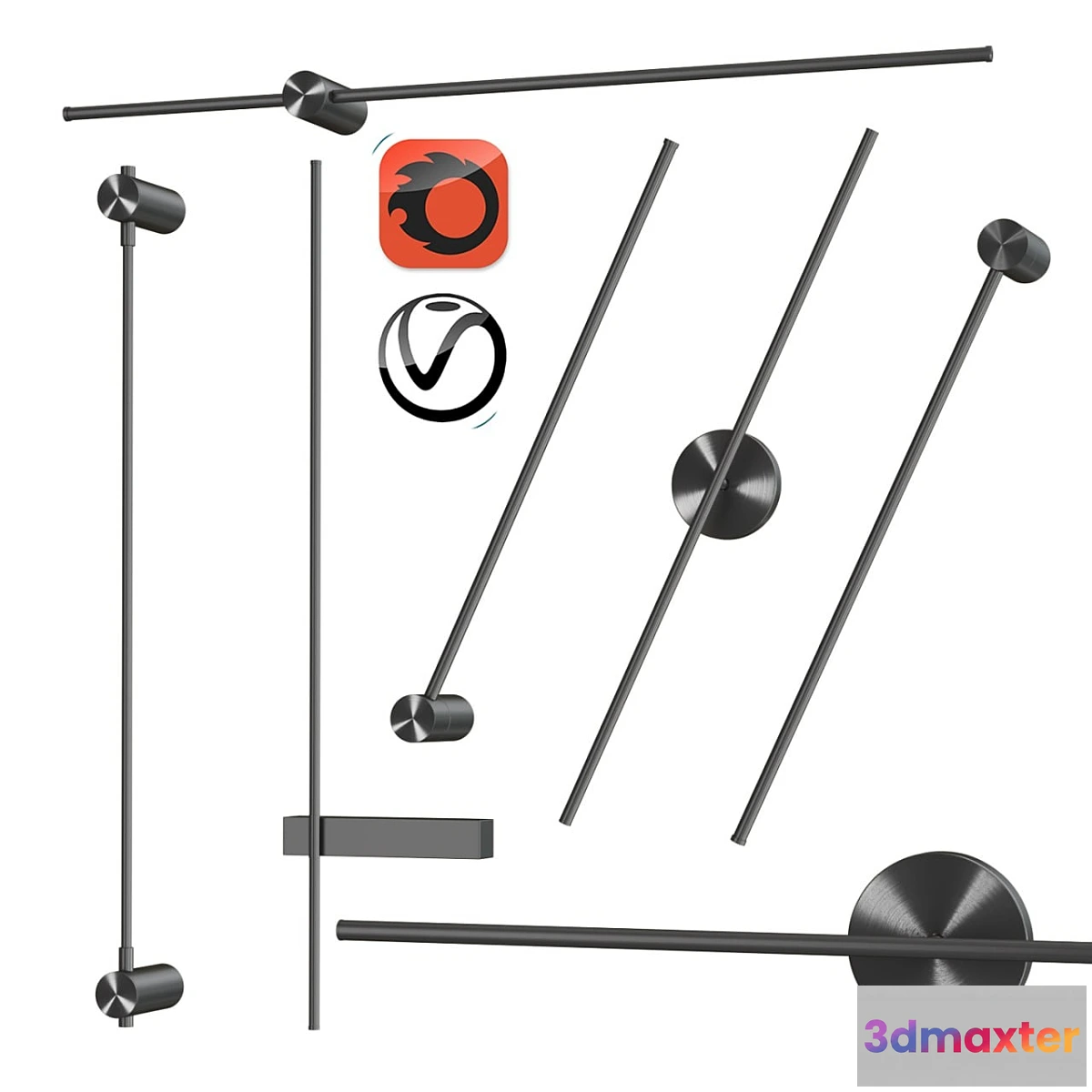 710222 - Sconce Trumpet tube Wide collection