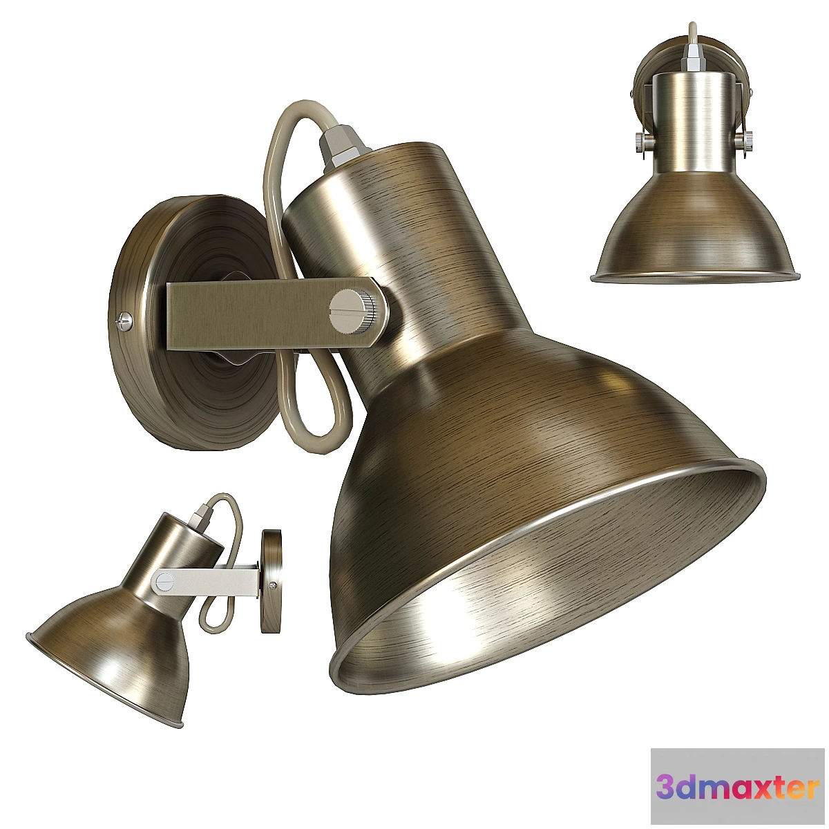 710390 - Harrison Industrial wall light Maisons Du Monde