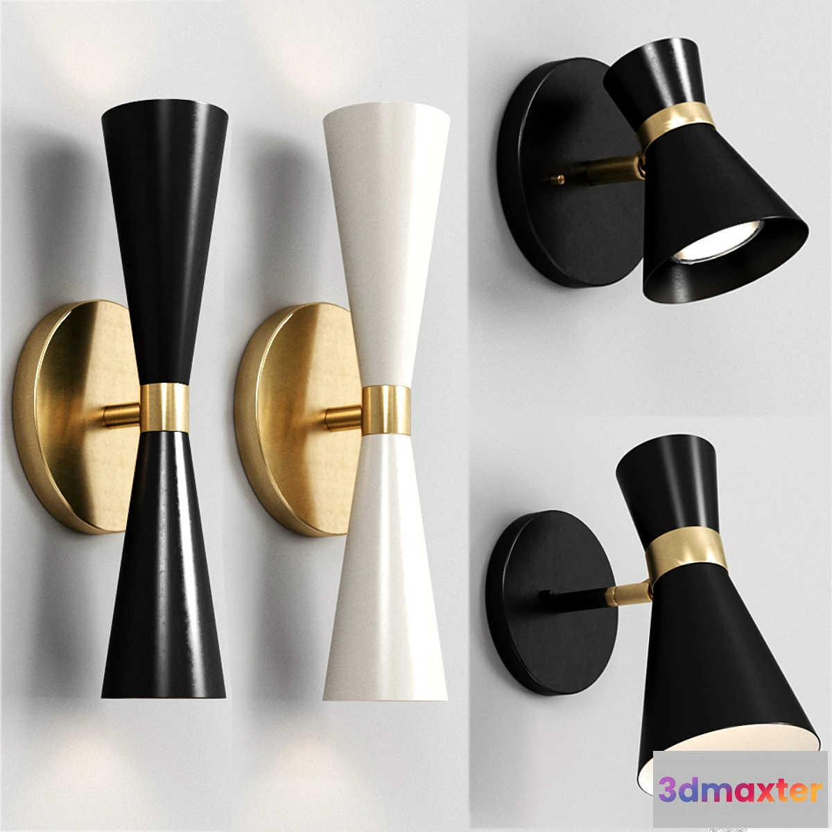 729792 - Shades of light WALL SCONCE SET - No.2