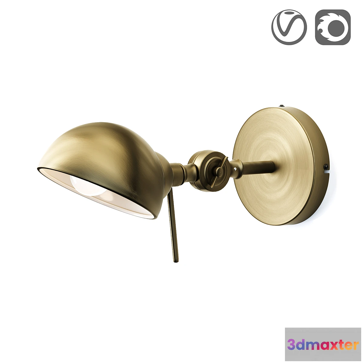 743531 - Metal wall lamp Kikan - No.2