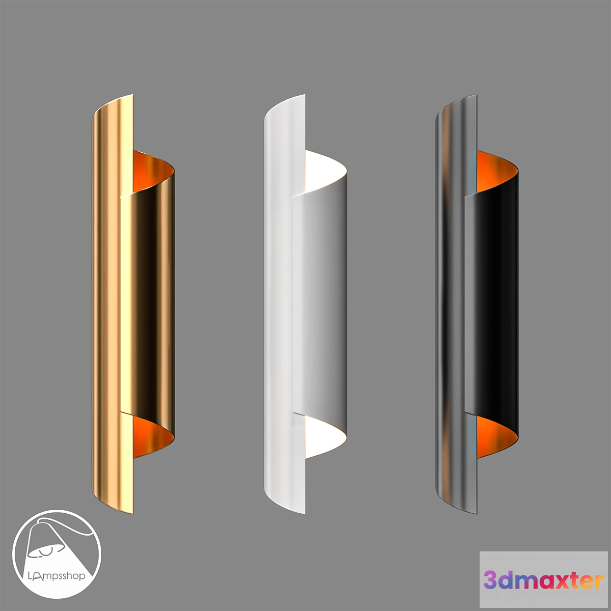 743643 - LampsShop.ru B4108 Sconce Postmodern Helix - No.2