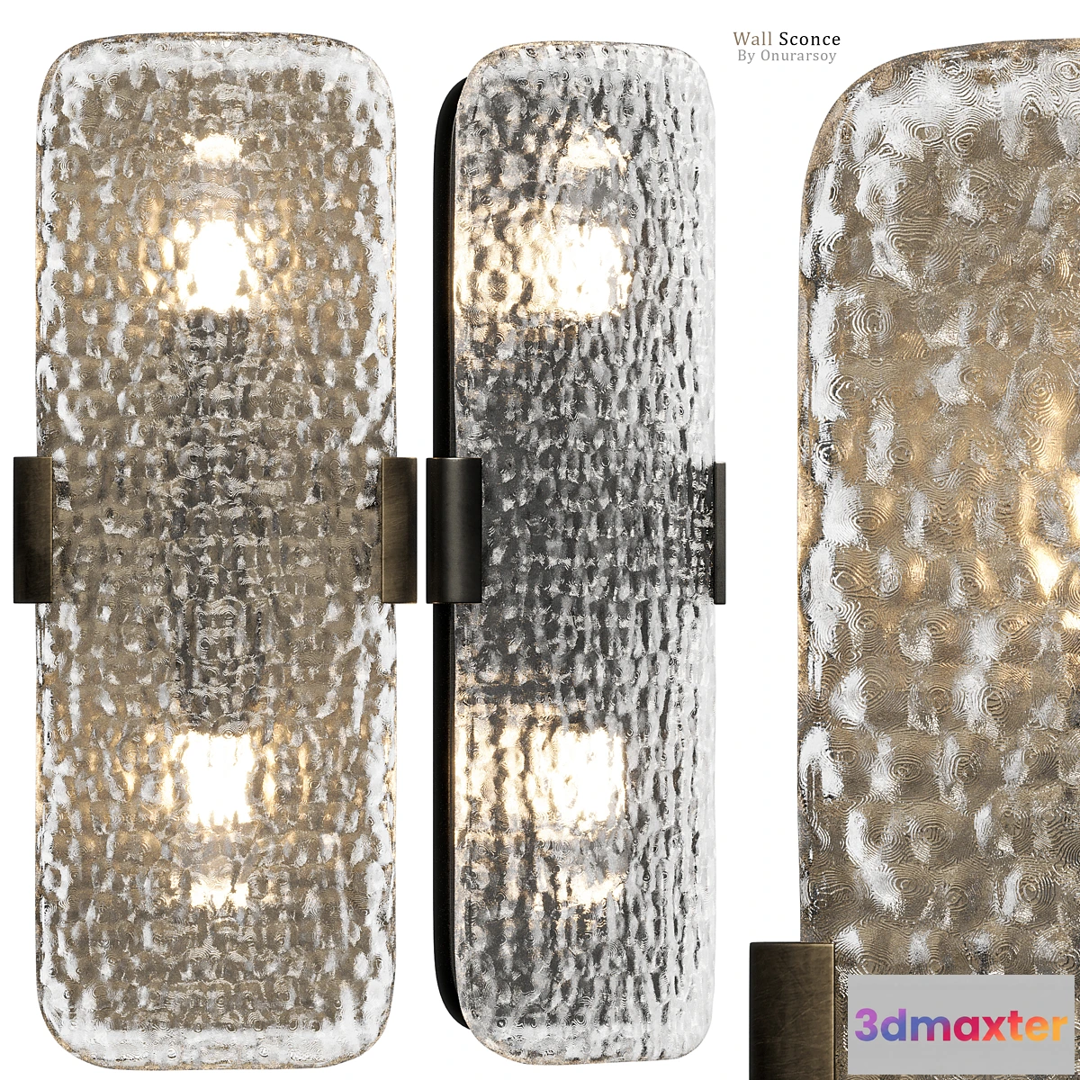 773137 - Crate & barrel - Belmont Double Bulb Glass Wall Sconce - No.2