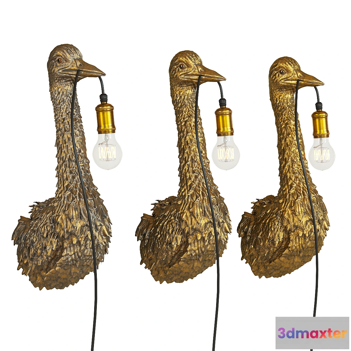 773205 - Wall Lamp Animal Heron