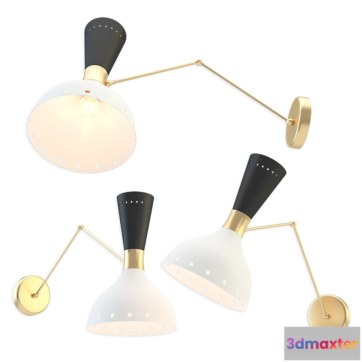 773301 - Articulated Sconce Mid-Century Modern - No.2