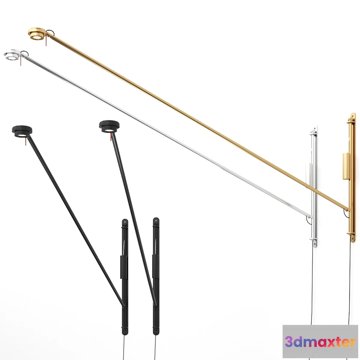 786464 - FIFTY-FIFTY Wall lamp by Hay