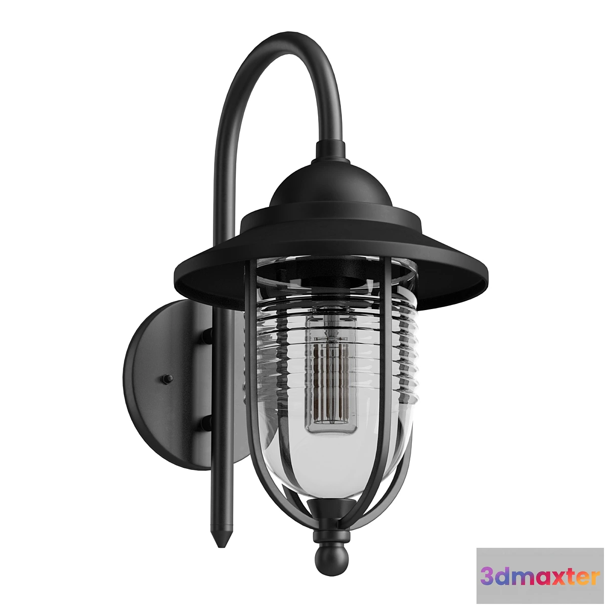 786580 - Fishermans Wall Lantern Black - No.2